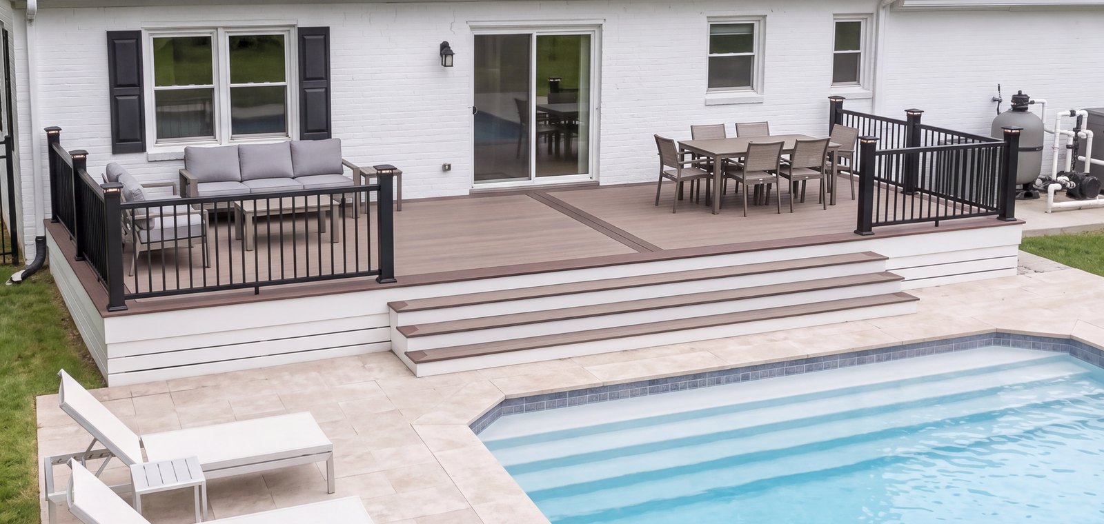 Composite deck after ten years